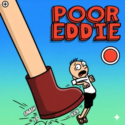 Poor Eddie online ragdoll puzzle game with dangerous physics traps