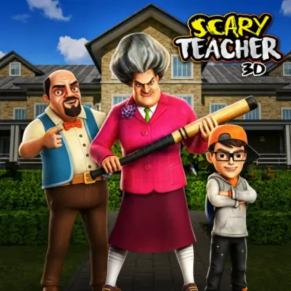 Scary Teacher 3D online prank game featuring Miss T