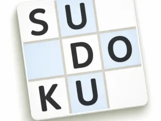 Sudoku online game showing a classic 9×9 number puzzle grid with several empty cells
