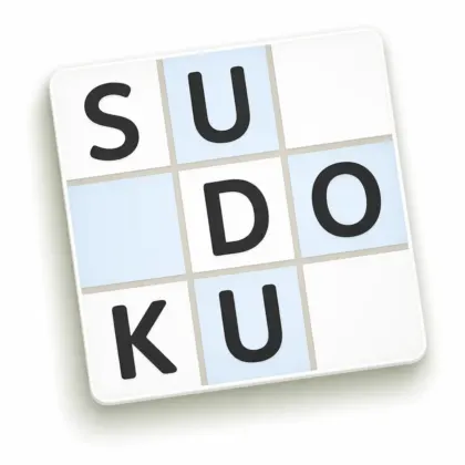 Sudoku online game showing a classic 9×9 number puzzle grid with several empty cells