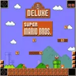 Super Mario Bros online gameplay with Mario exploring the Mushroom Kingdom