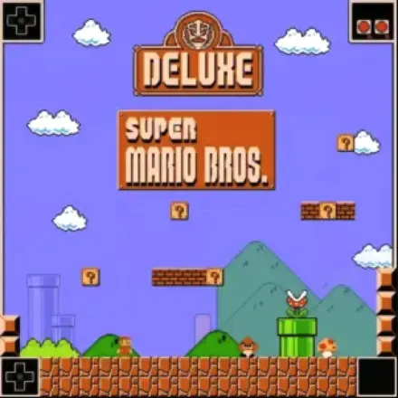 Super Mario Bros online gameplay with Mario exploring the Mushroom Kingdom