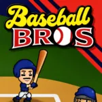 Baseball Bros online arcade baseball game with players on the field