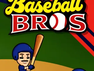 Baseball Bros online arcade baseball game with players on the field
