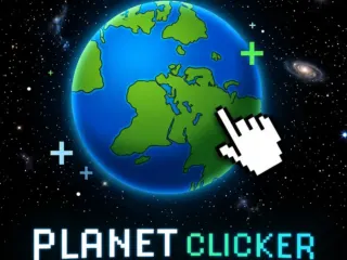 Planet Clicker space idle game featuring Earth, Mars, and Venus