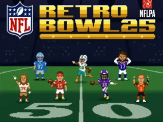 NFL Retro Bowl 25 pixel-art American football game