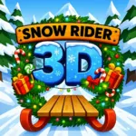 Snow Rider 3D sled racing down a snowy mountain