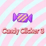 Giant colorful candy and production upgrades in the Candy Clicker 3 online game