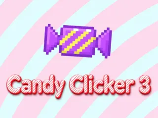 Giant colorful candy and production upgrades in the Candy Clicker 3 online game
