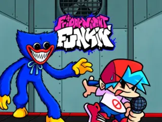 Play FNF vs Huggy Wuggy Poppy Playtime unblocked in an exciting rhythm battle.