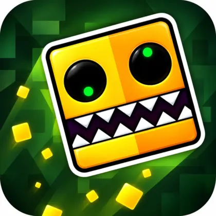 Play Geometry Platformer unblocked and guide a geometric monster through challenging obstacle levels.