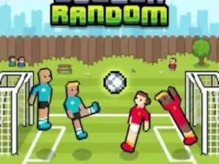 Play Soccer Random unblocked online – a funny two-player pixel soccer game.